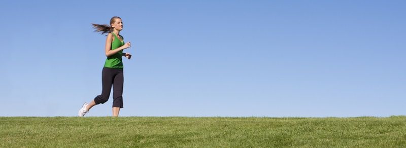 Woman running